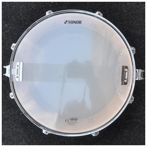 Image 5 - Sonor 13" x 6" AQ2 Safari Snare Drum in White Marine Pearl finish